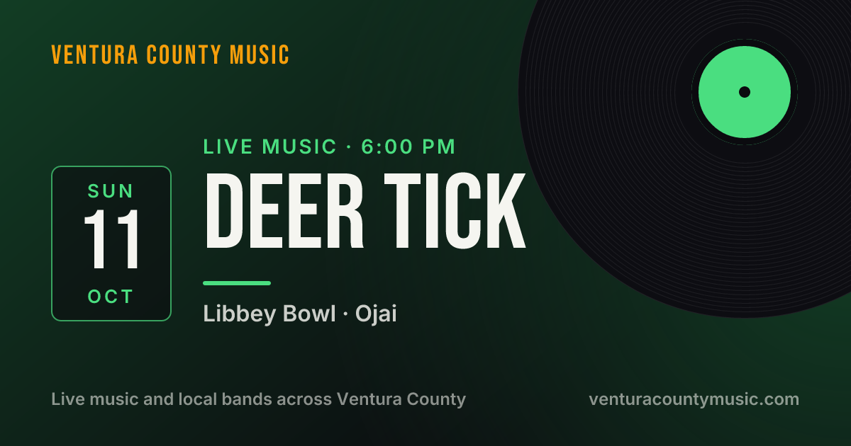 Deer Tick | Ventura County Music
